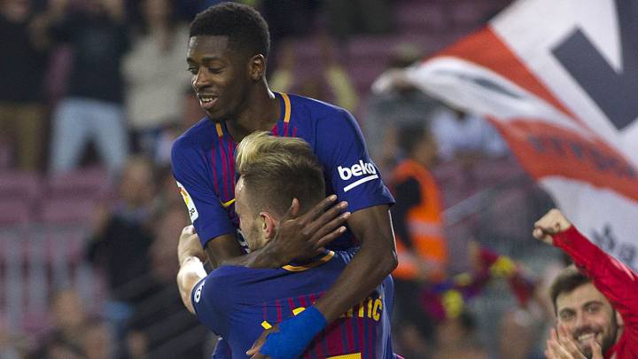Dembélé sí cumple como titular