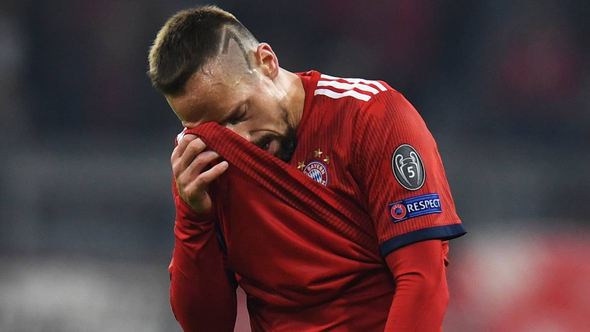 El extremo francés del Bayern Munich, Franck Ribéry, durante un partido.