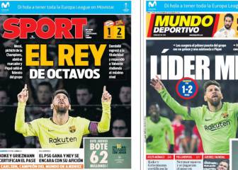 Messi toma el mando en el césped y en las portadas