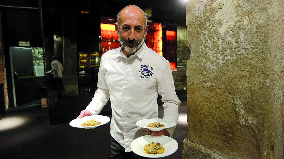 Elizegi, amante de los fogones y delegado del Zamudio