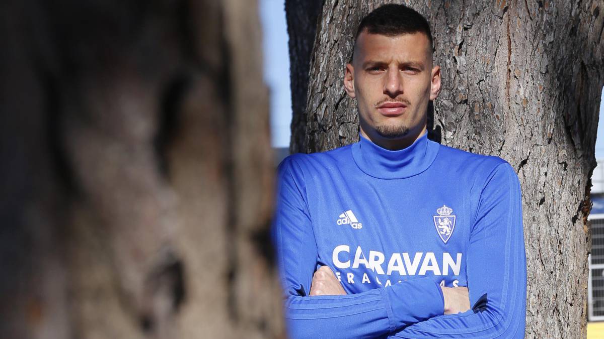 Perone, jugador del Zaragoza.