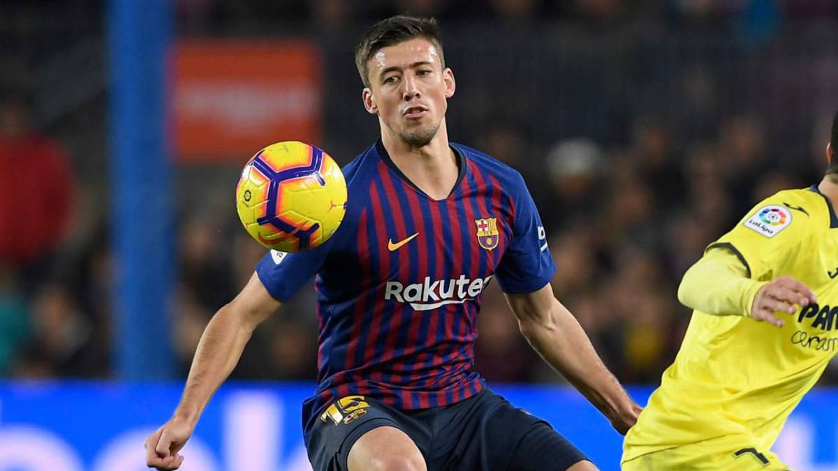 Lenglet en el Barcelona.