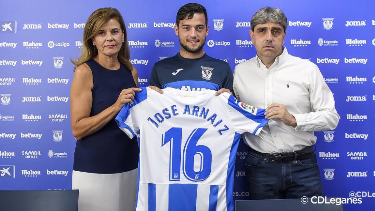 Arnaiz, jugador del Leganés.