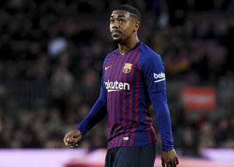 Barça's Malcom in tears after injury