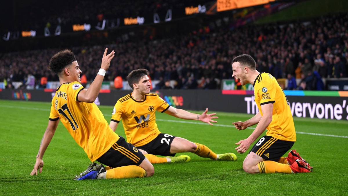 Diego Jota celebra un gol