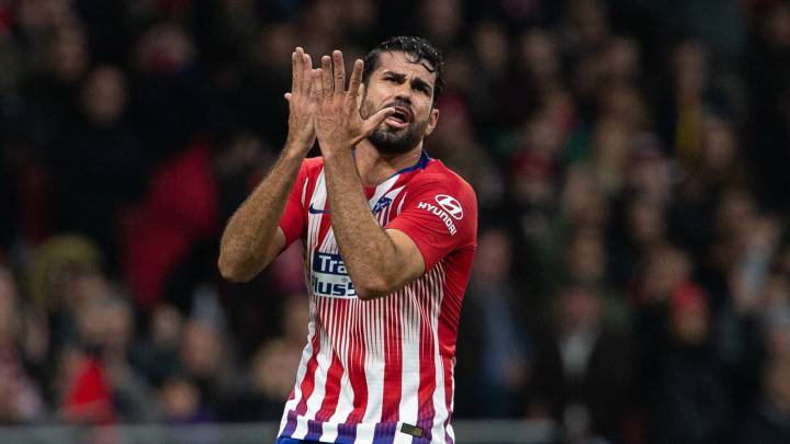 Diego Costa podría perderse 14 partidos con el Atlético.