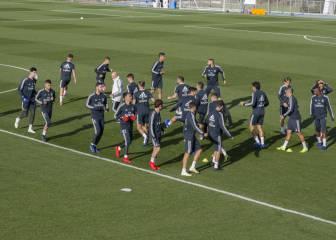 El Real Madrid prepara el choque ante el Melilla