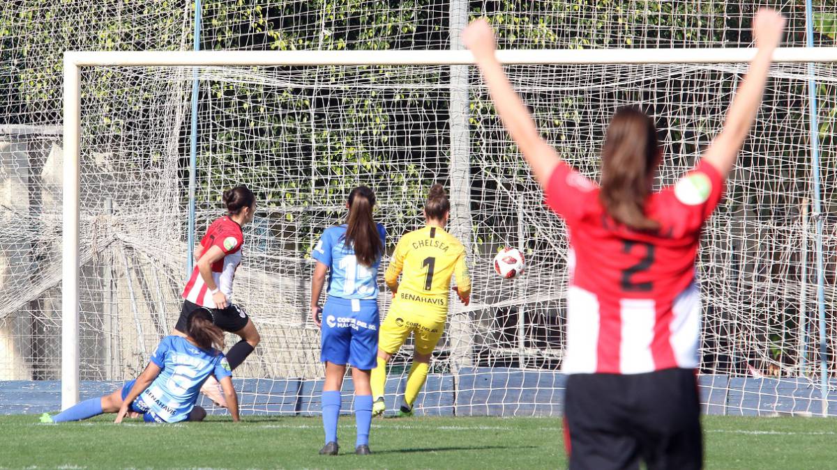 El Málaga no pudo parar a un Athletic que sigue como un cohete