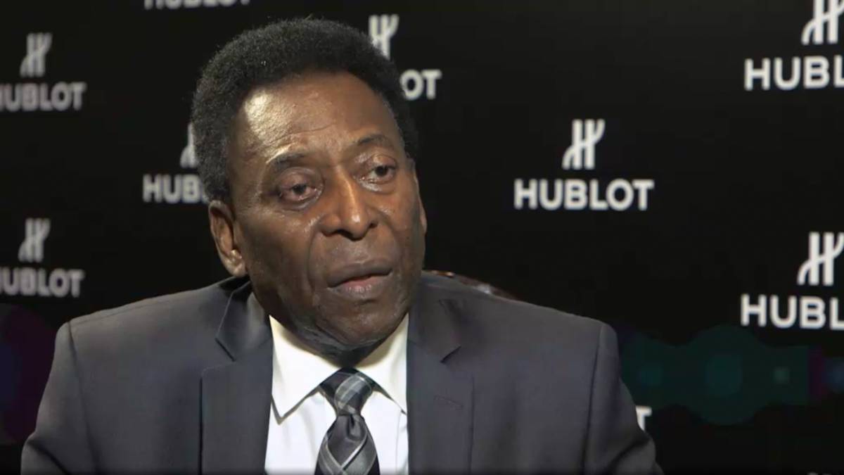 El exfutbolista brasileño, Pelé.