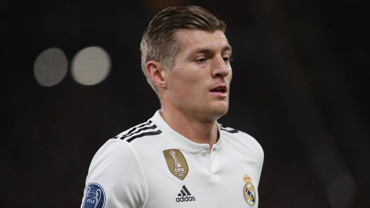 El centrocampista alemán del Real Madrid, Toni Kroos, durante un partido.