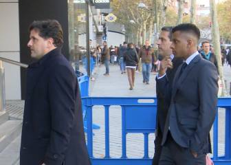 Así entró Rodrygo al palco del Bernabéu: traje y mano al bolsillo