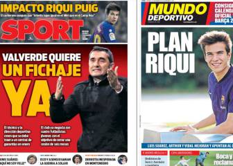 Los fichajes de Valverde: un central y Riqui Puig