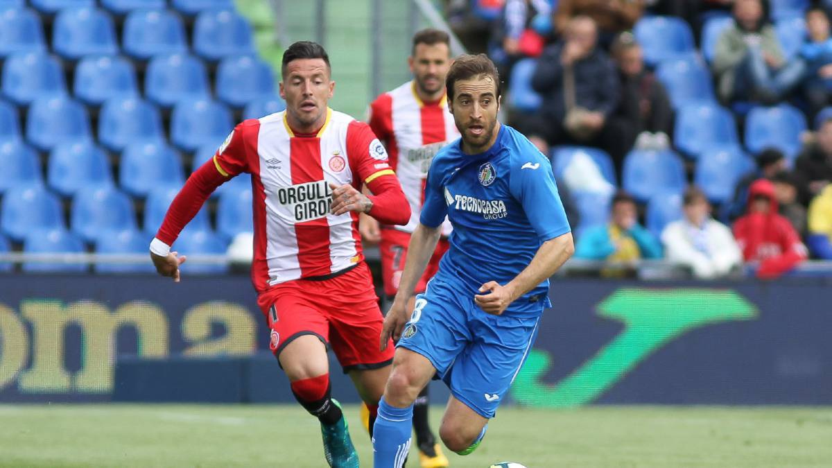 Flamini con el Getafe en la pasada temporada.