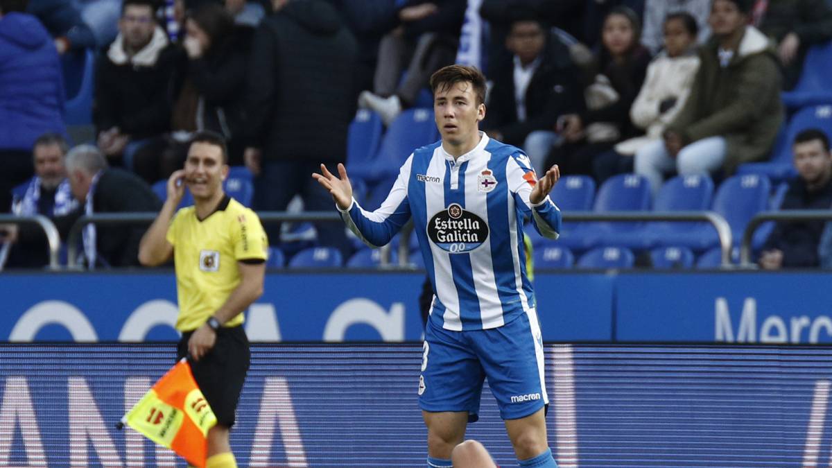 El Deportivo recurrirá la expulsión de Saúl ante el Numancia.