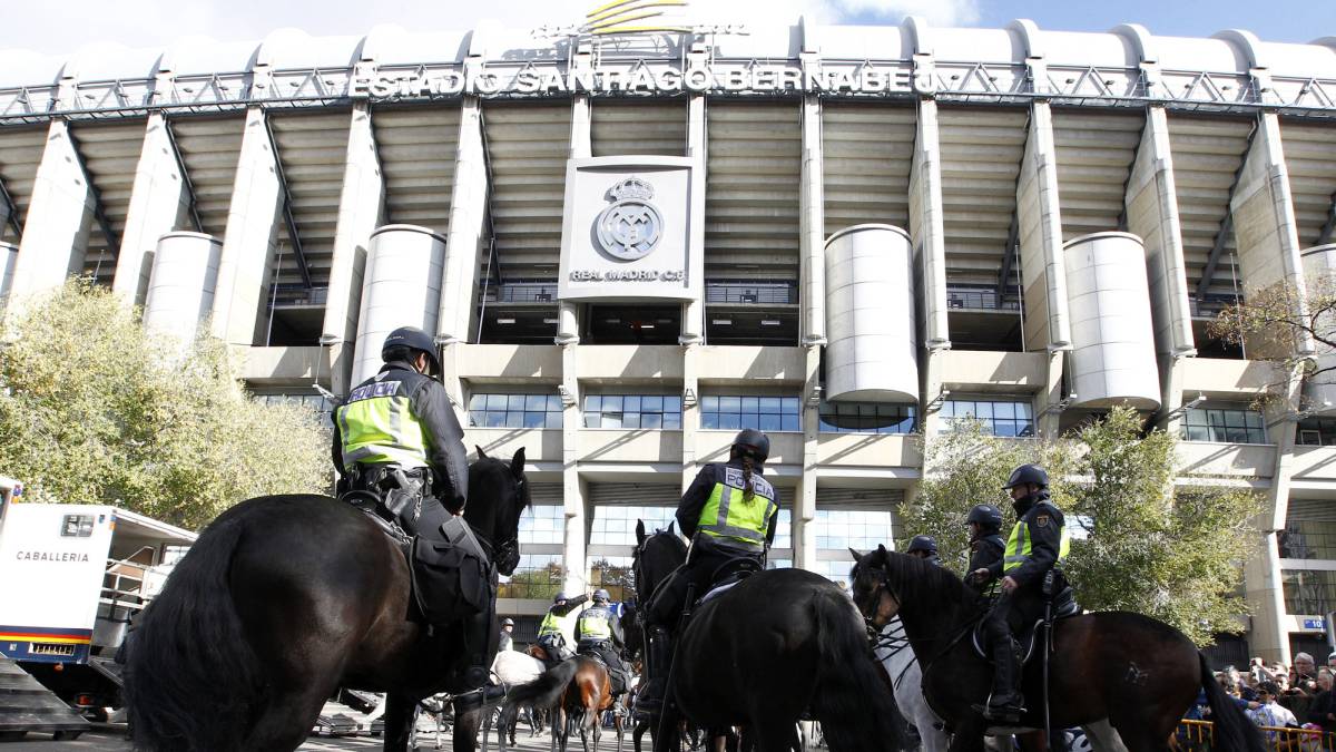 Cerca de 1.800 efectivos para la seguridad del Real Madrid-CSKA