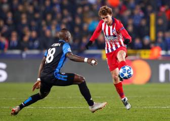 El Atleti se atasca en Brujas y termina segundo de grupo