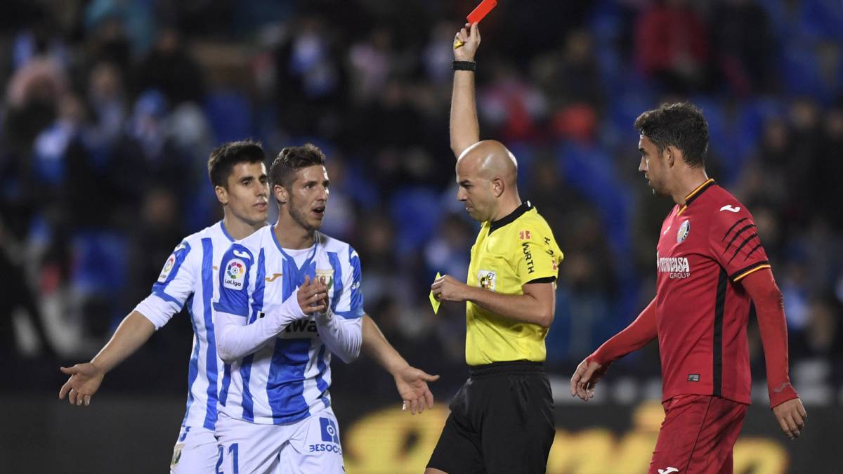 Un partido de sanción para Rubén Pérez, del Leganés