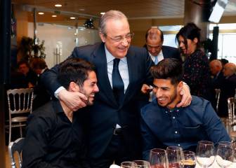 La comida de Navidad del Real Madrid de fútbol y baloncesto