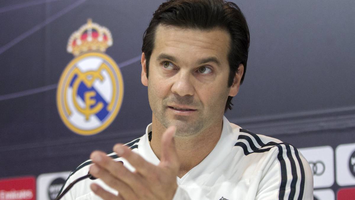El entrenador argentino del Real Madrid, Santiago Hernán Solari.