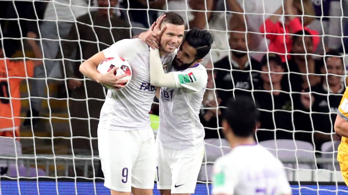 Marcus Berg celebra un gol.