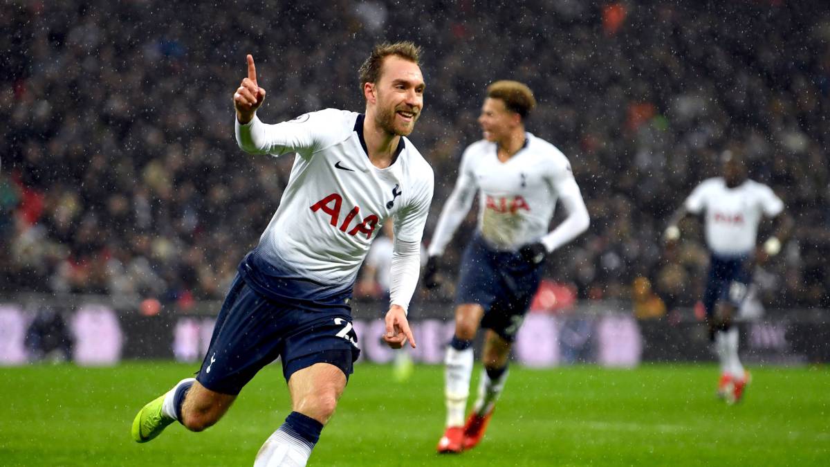 Eriksen descongela al Tottenham en el minuto 91