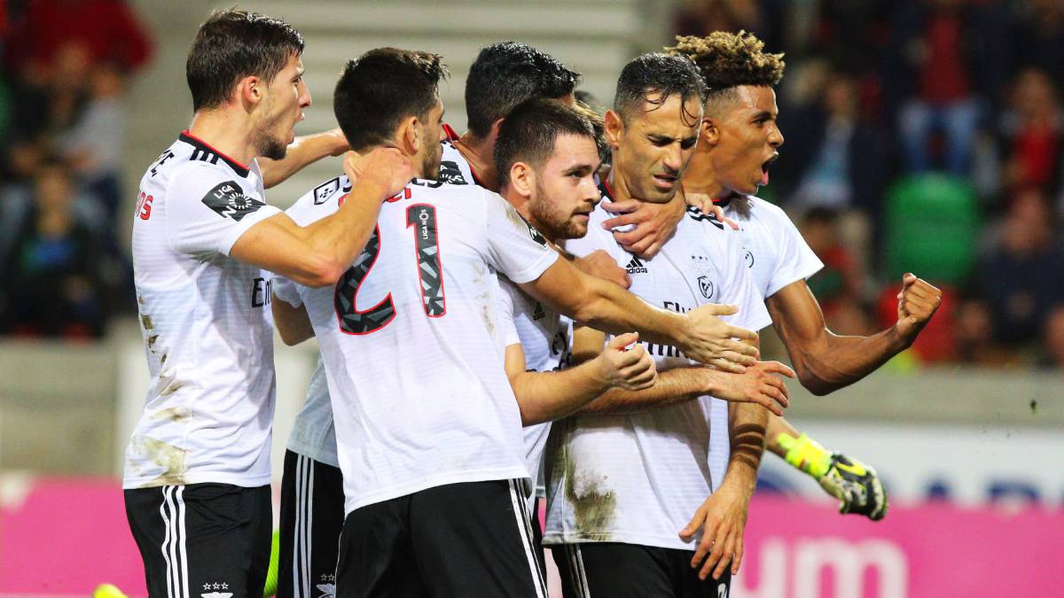 El Benfica gana al Marítimo 0-1 y se coloca tercero en Portugal.