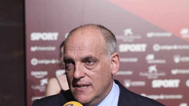 Tebas: "La liga no vive solo del partido de Miami"