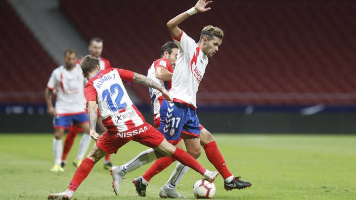 Schiappacasse, jugador del Majadahonda, en un partido ante el Sporting.