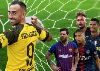 El colosal dato de Alcácer: ¡por encima de Messi y Cristiano!