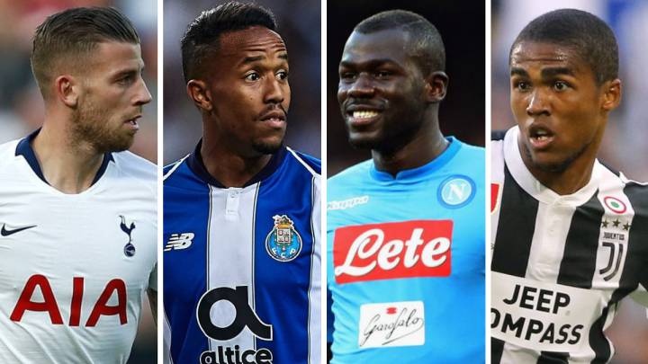 Toby Alderweireld (Tottenham), Eder Militao (Oporto), Kalidou Koulibaly (Nápoles) y Douglas Costa (Juventus).