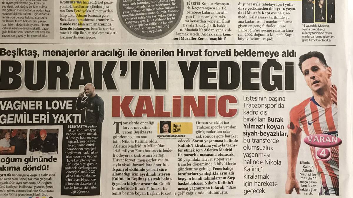 En Turquía sitúan a Kalinic en la órbita del Besiktas