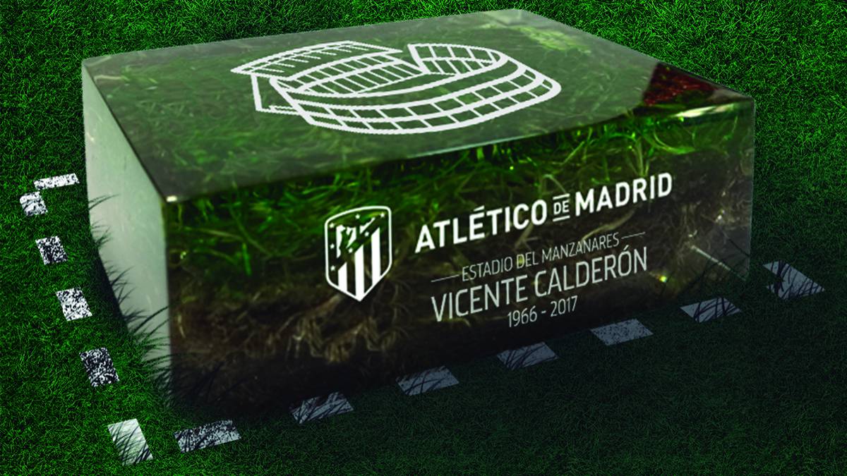 Consigue con AS un pedazo del césped del Vicente Calderón