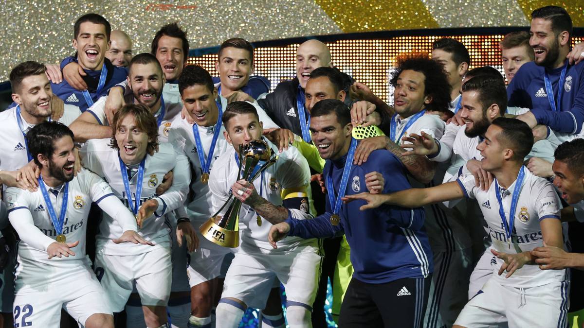 El Madrid arrancó su racha en el Mundial de Clubes en 2016, ganando al Kashima.