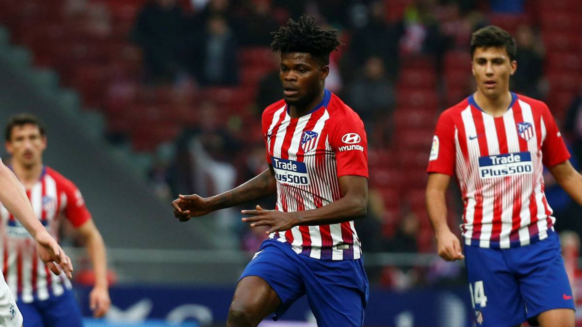 Thomas con el Atlético.