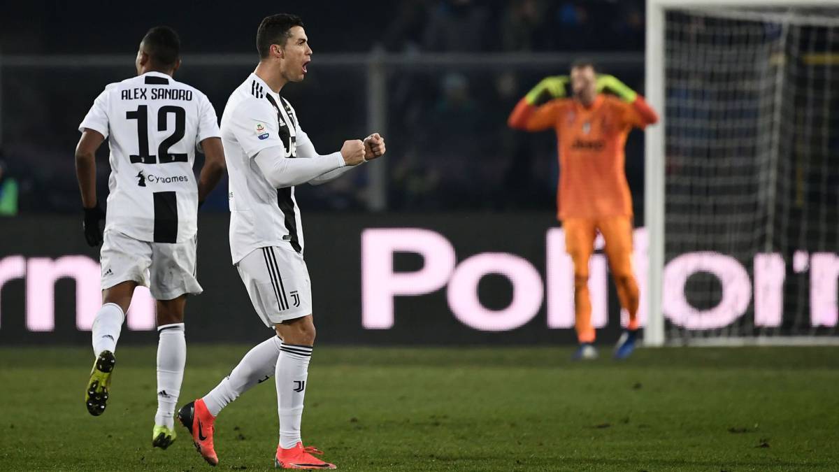 Cristiano salva a la Juventus de la derrota ante el Atalanta