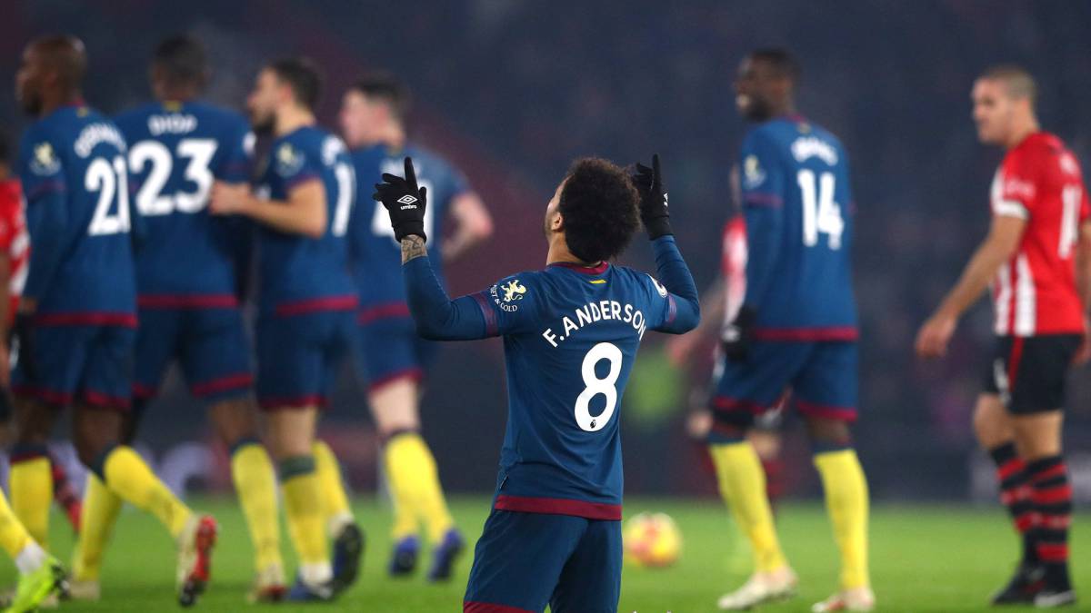 Felipe Anderson y el West Ham hunden al Southampton.