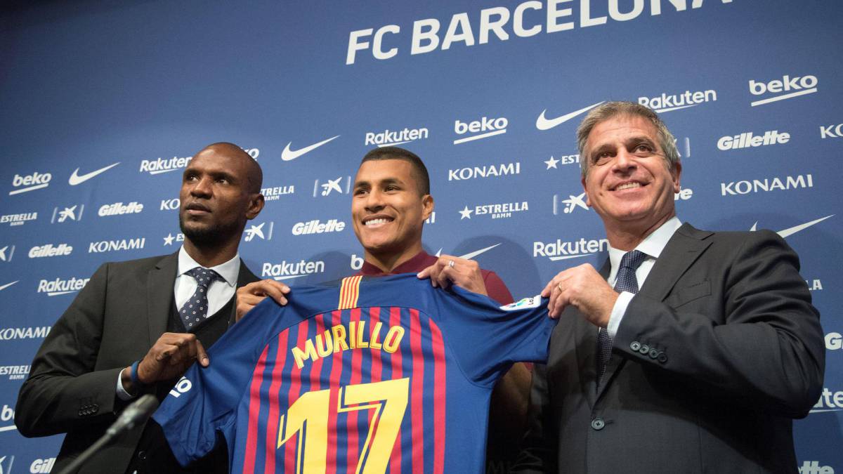 Abidal confirma que Murillo "podrá jugar" contra el Valencia