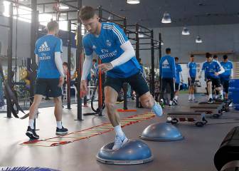 Real Madrid players return to work after Christmas holidays