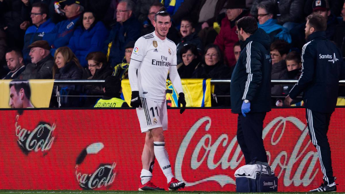 Bale se marchó lesionado.