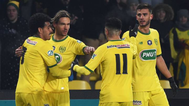 El Nantes golea y cumple contra el Chateauroux en Copa.