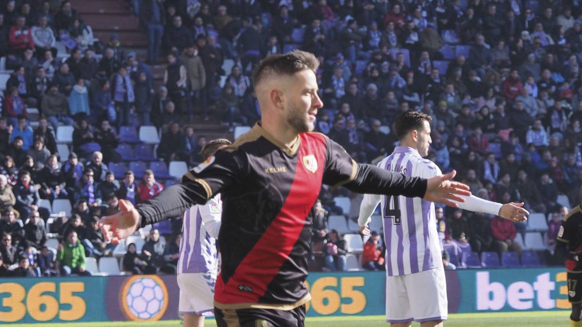 Valladolid 0-1 Rayo Vallecano: resumen, goles y resultado del partido