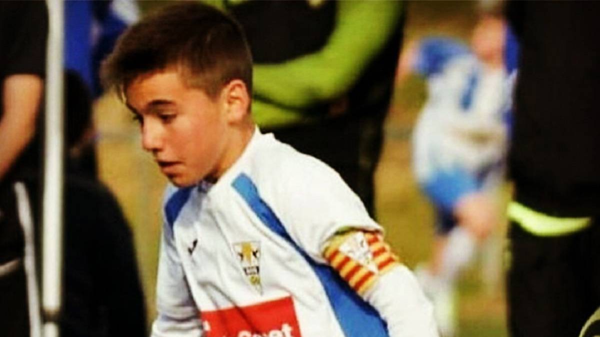 Álex Parera, joven jugador de 12 años que falleció tras un desmayo.