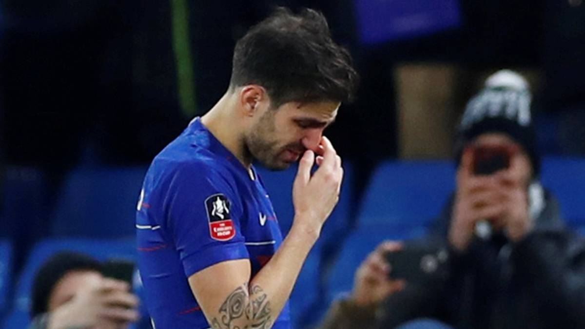 El centrocampista español del Chelsea, Cesc Fàbregas, durante un partido.
