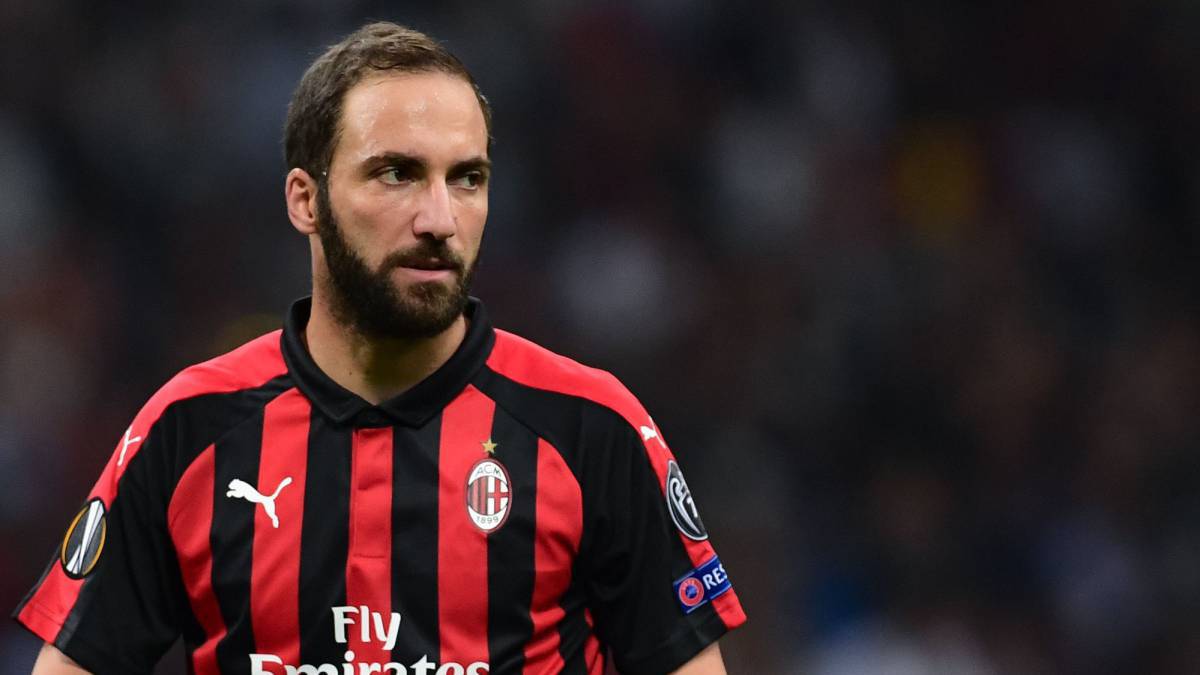 Gonzalo Higuaín durante un partido con el Juventus.