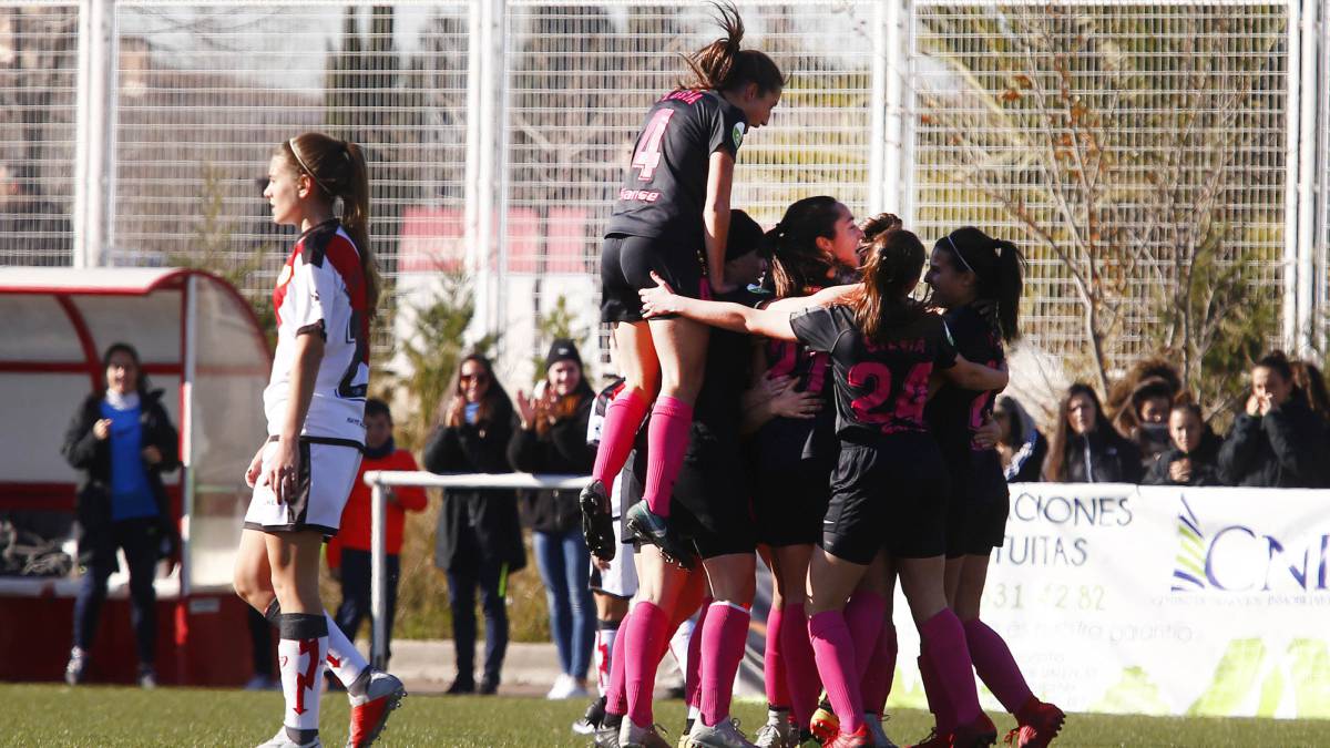 El Madrid CFF ganó en Vallecas la pasada jornada.