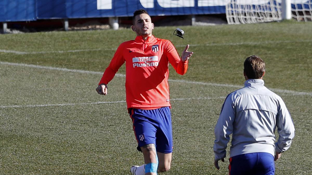 Lucas Hernández en un entrenamiento.
