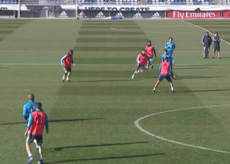 Vinicius, baja en el entreno por gripe a dos días de visitar al Betis