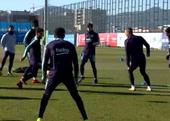 El Barcelona vuelve al trabajo tras la derrota ante el Levante