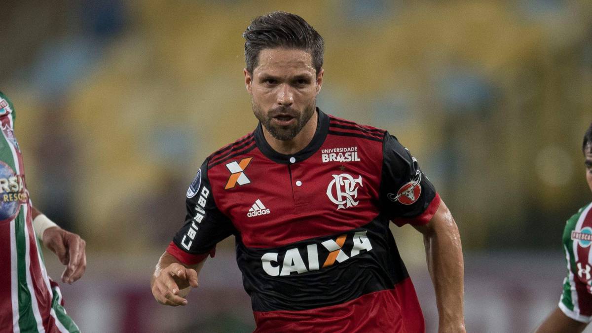 Diego Ribas con el Flamengo.