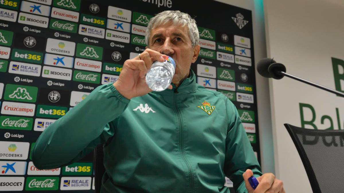 El entrenador del Betis Quique Setién habló del Real Madrid, de la posibilidad de que vuelva Júnior y del nuevo fichaje, el mexicano Diego Lainez.